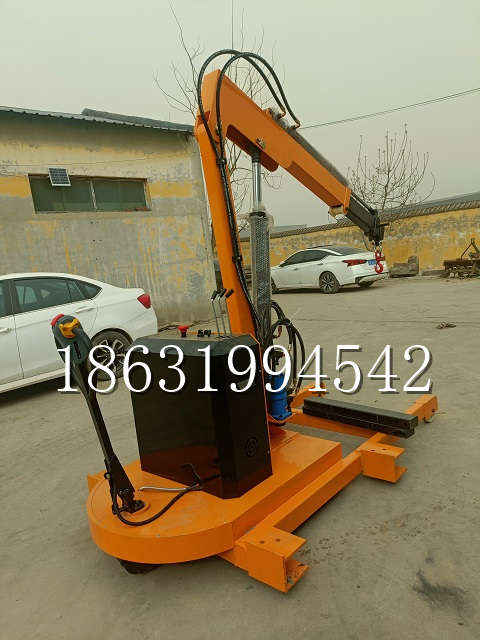 辽源市自卸车厢随车吊 自制轮式四不像起重机 四驱平板吊 5吨 贵盛